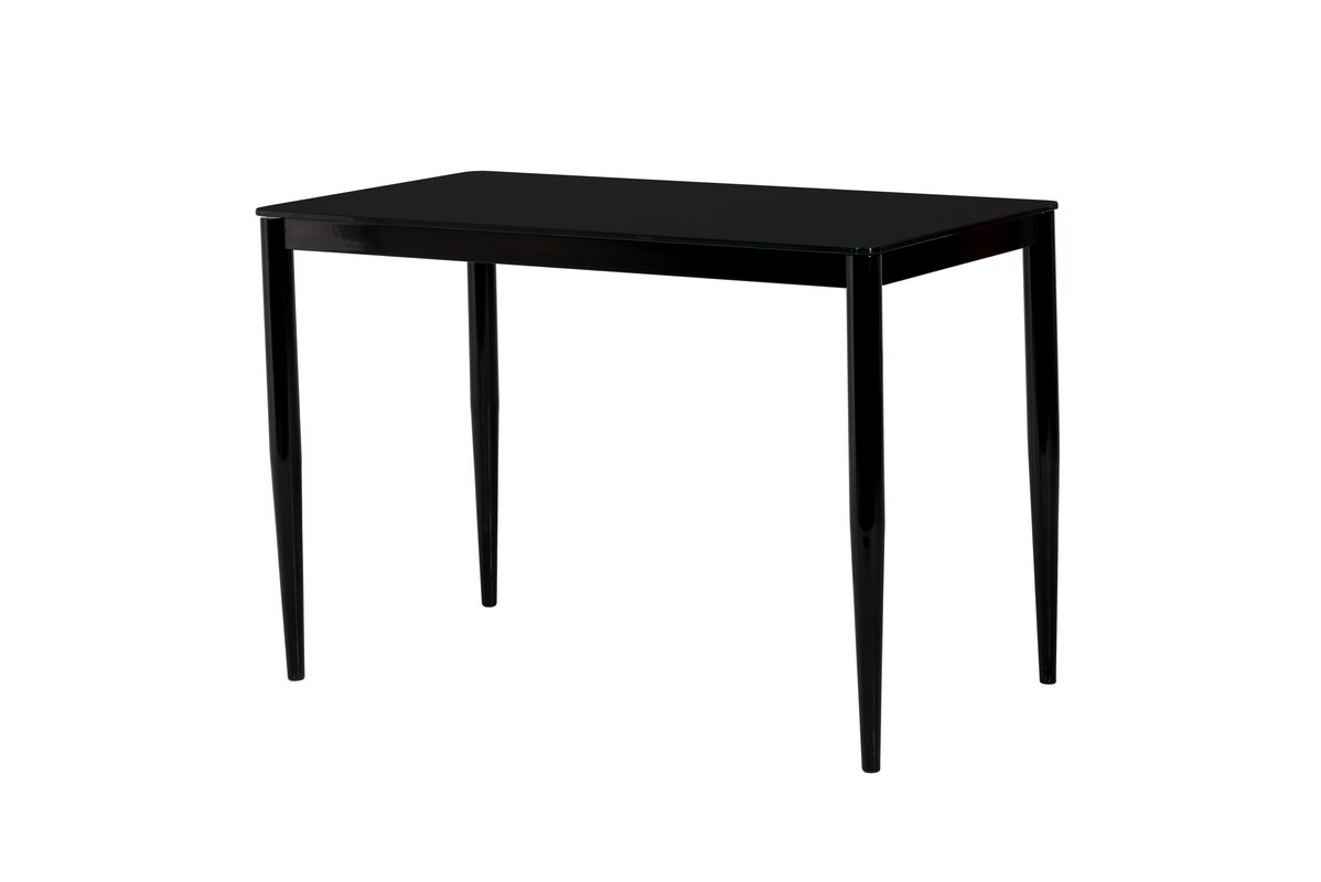 Стеклянный стол Амьен черный
