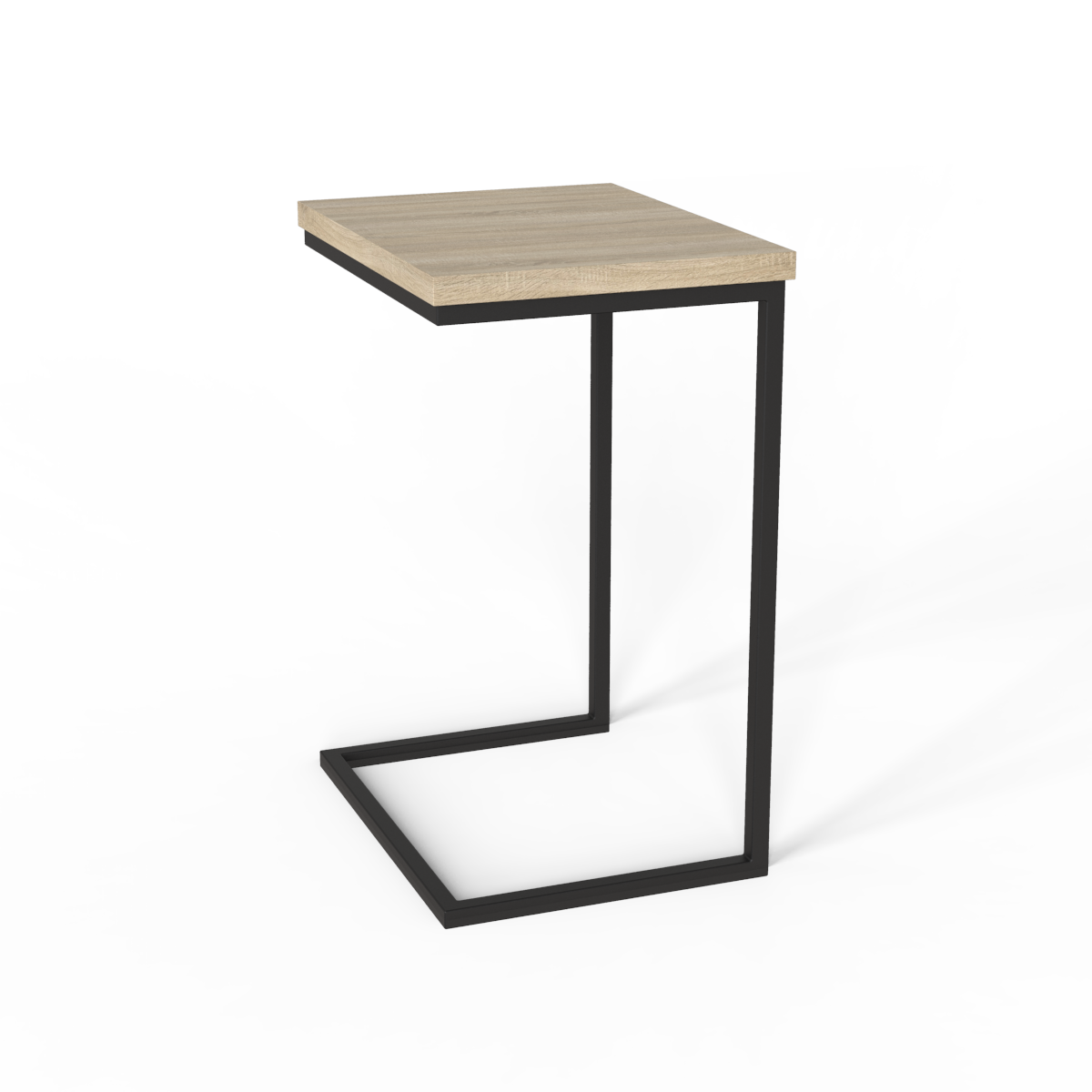 Приставной стол Fiji Mono (белый металл)