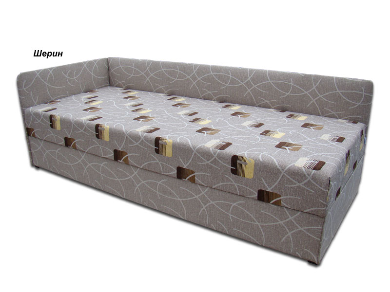 Кровать Болеро с матрасом  (80х200) Мебельная  ткань