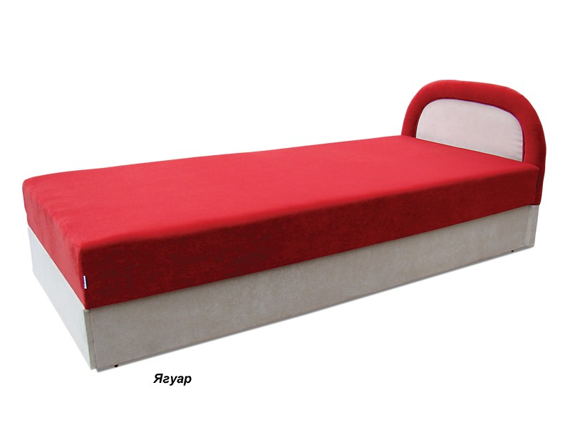 Кровать Ривьера с матрасом (90х200) Мебельная ткань