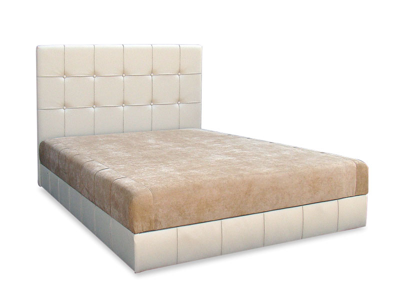 Кровать Магнолия с матрасом (180х200) мебельная ткань