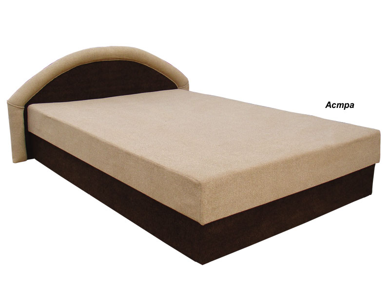 Кровать Ривьера с матрасом (160х200) мебельная ткань