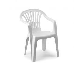 Кресло пластик (AL) белое