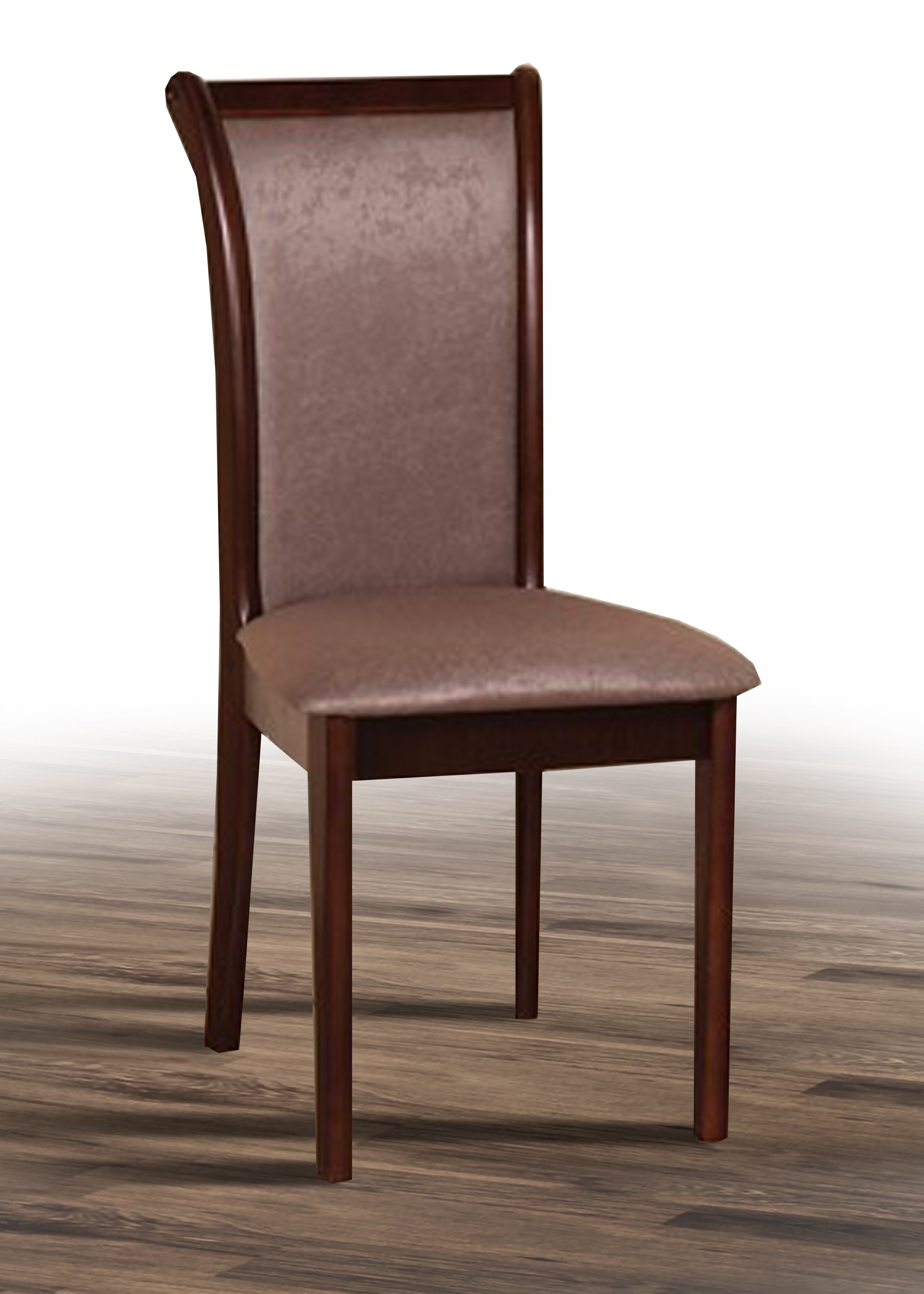 Деревянный стул Симпл орех темный (ткань Planet cofee)