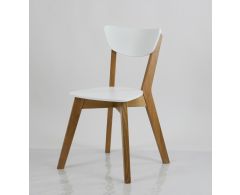 Деревянный стул Рондо (дуб/белый)