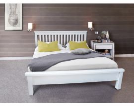 Кровать Сидней 1,6 (щит бука, белый,эмаль)