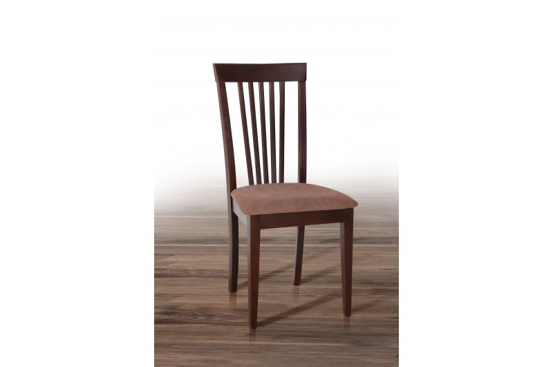 Деревянный стул Милан-Н орех (ткань Solo25 MebTex)