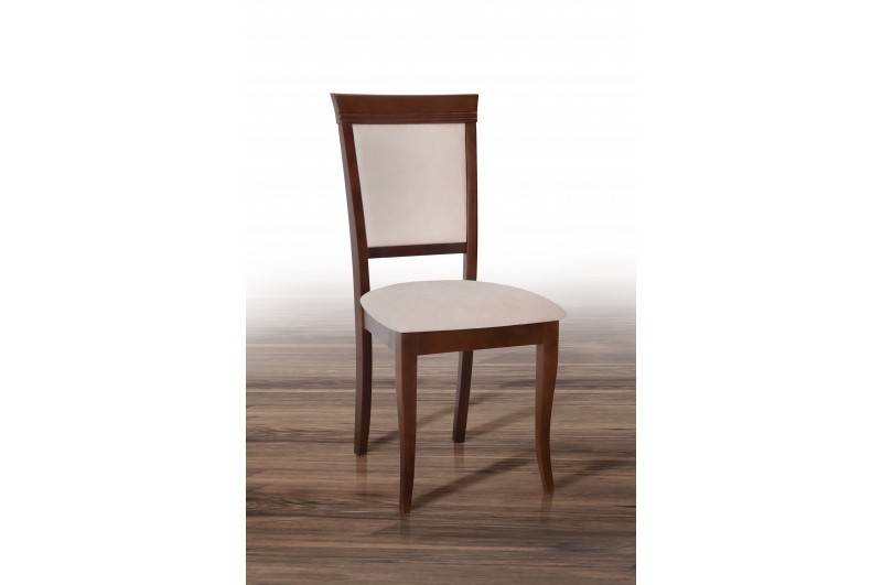 Деревянный стул Неаполь-Н орех (ткань Solo22 MebTex)
