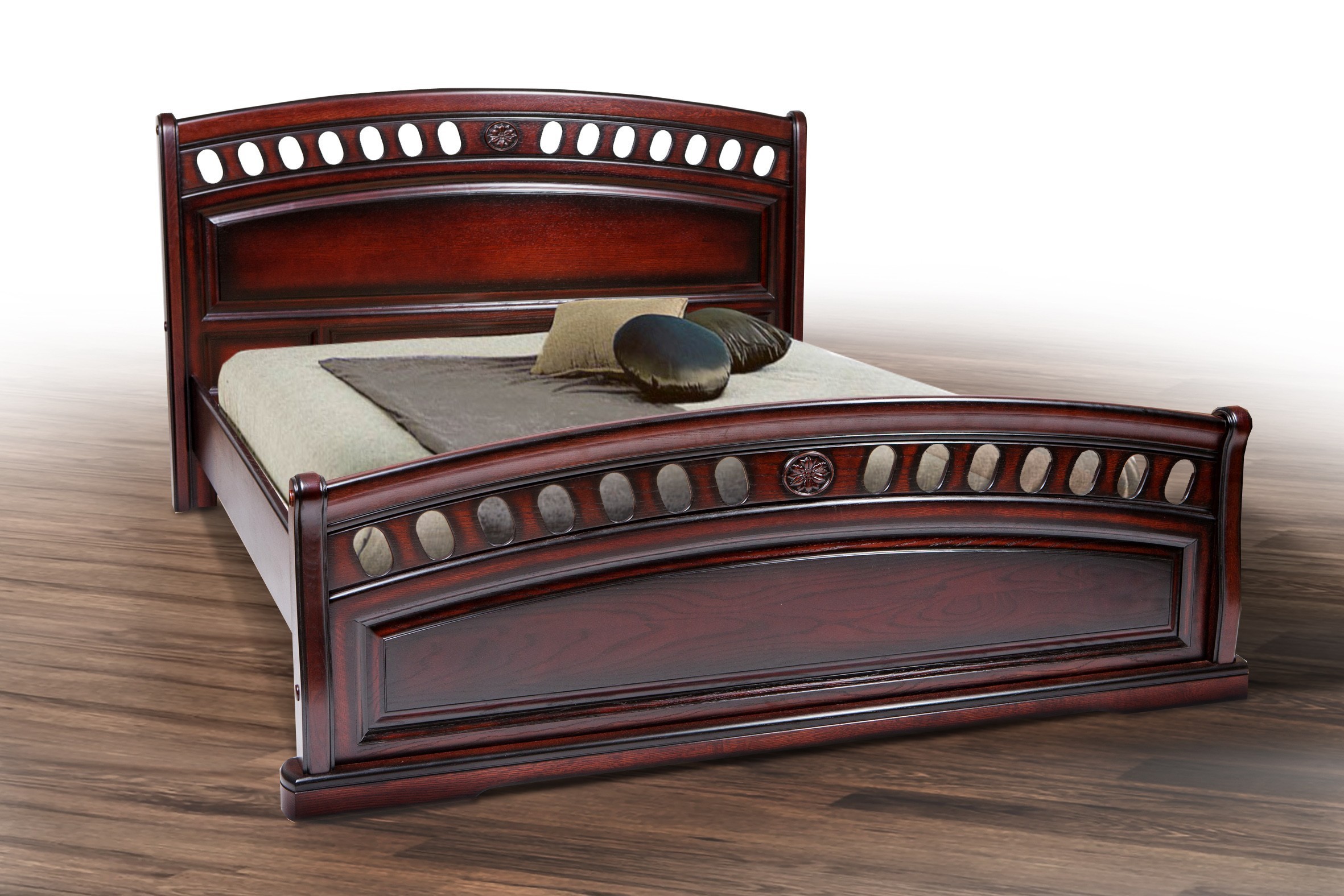 Деревянная кровать Флоренция 1,6 (массив дуба)