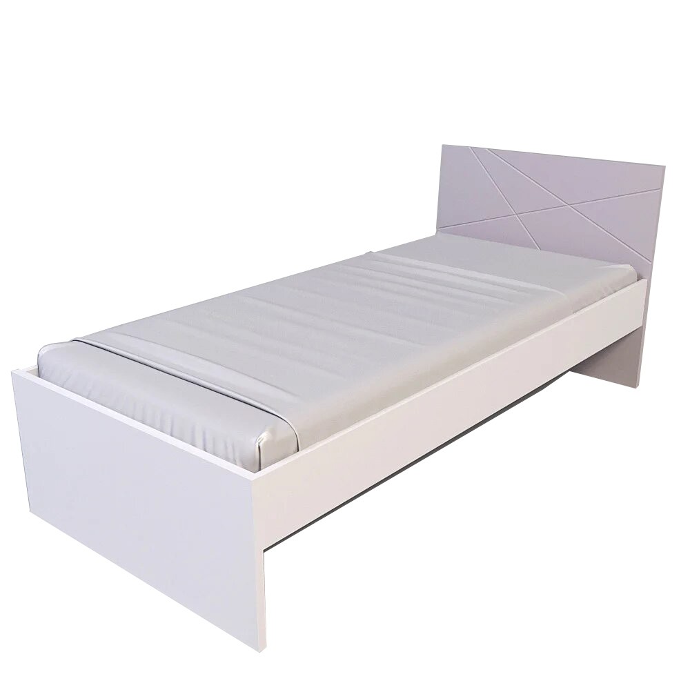 Х-СКАУТ Х-09 кровать без ламелей (90*200) (розовый/белый)