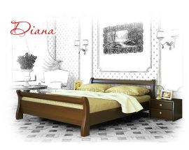Деревянная кровать в массиве Диана 160х200