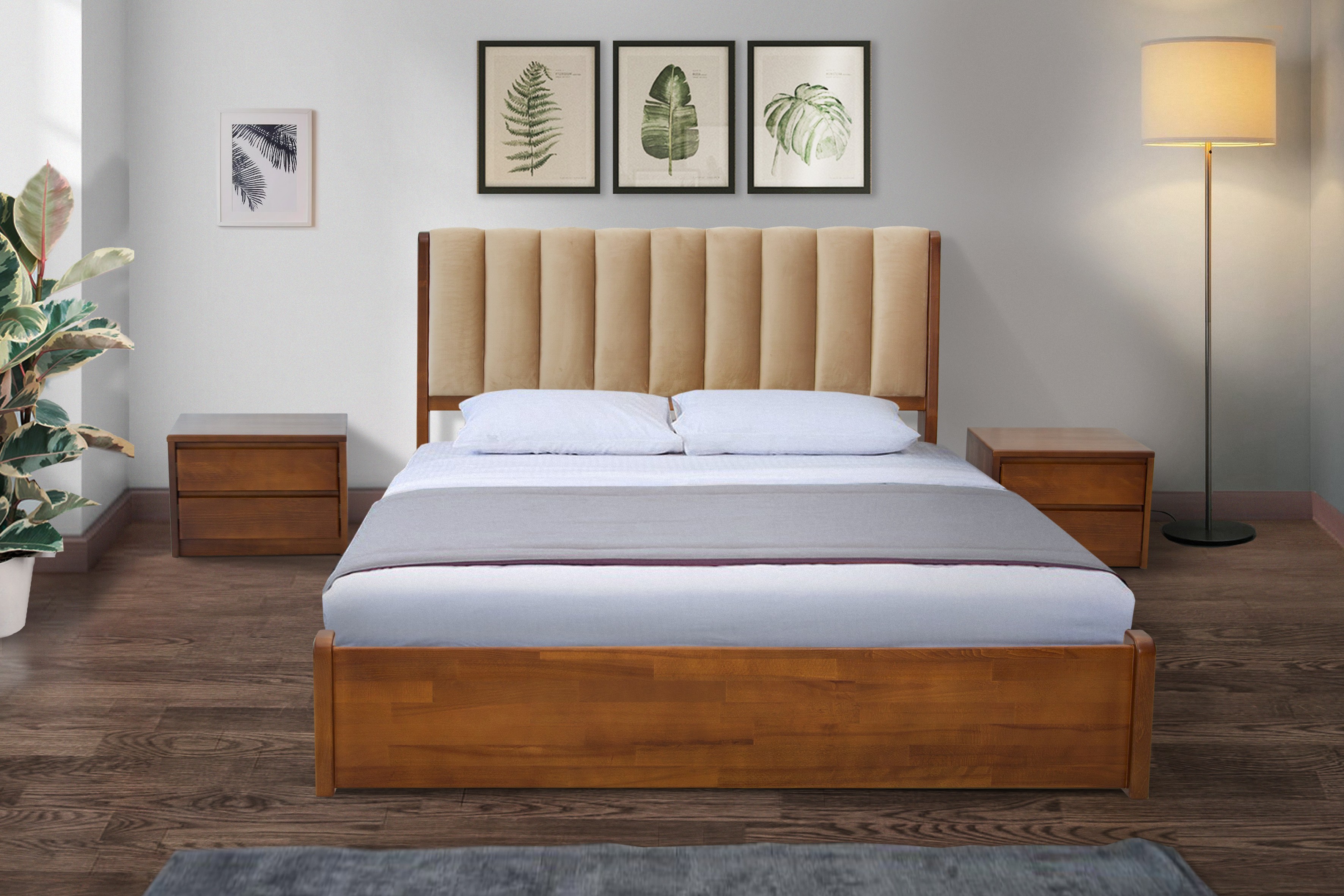 Деревянная кровать Калифорния с под.рамой 160х200
