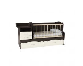 Дитяче ліжко Binky ДС043 (3 в 1) венге/немо латте (МДФ)