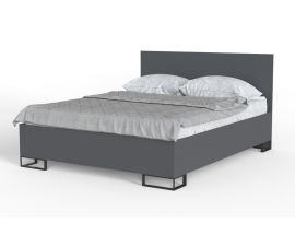Кровать Ascet 160х200 (аляска,графит)
