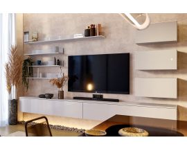 Модульная гостиная BOX TV5 (Белый глянец)