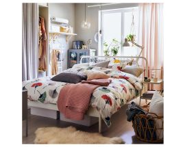 Двуспальная кровать Несттун ИКЕА (IKEA)