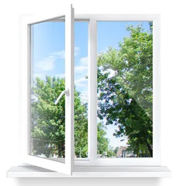 Окно WINBAU Optimum в 9-ти,12-этажку «Улучшенка» 1200мм х 1450мм в Харькове
