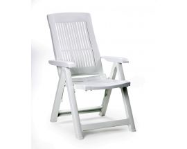 Кресло для дачи раскладное Tampa белое