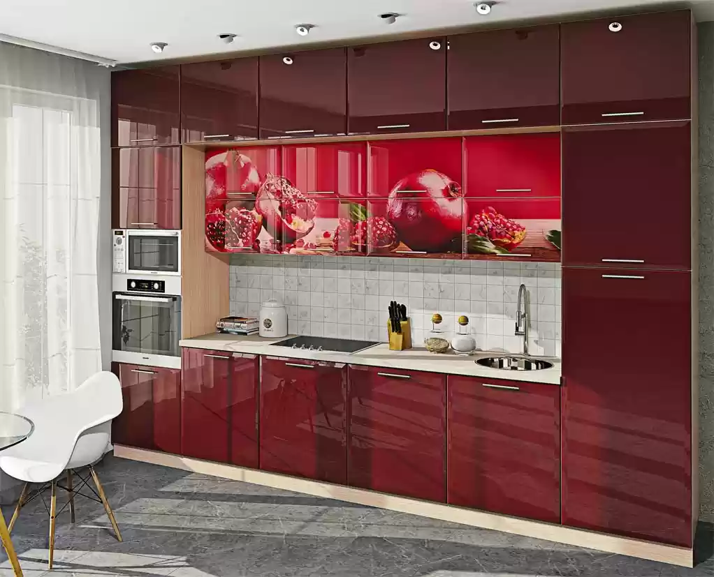 Кухня Хайтек глянець КХ-6825 2 м