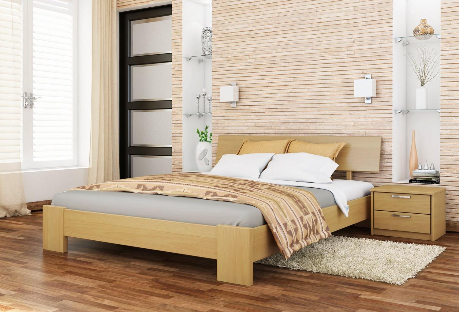 Дерев'яне ліжко ТИТАН 160х200 (масив)
