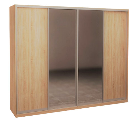 Шафа-купе 2400*600*2200 (2400) 4 двері ДСП Лофт Шафа-купе 2400*600*2200 (2400) 4 двері ДСП Лофт