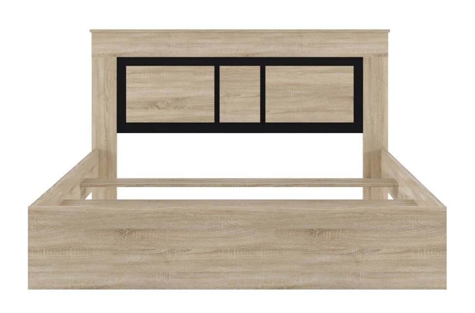 Ліжко (каркас) LOZ160 Сара дуб сонома/антрацит