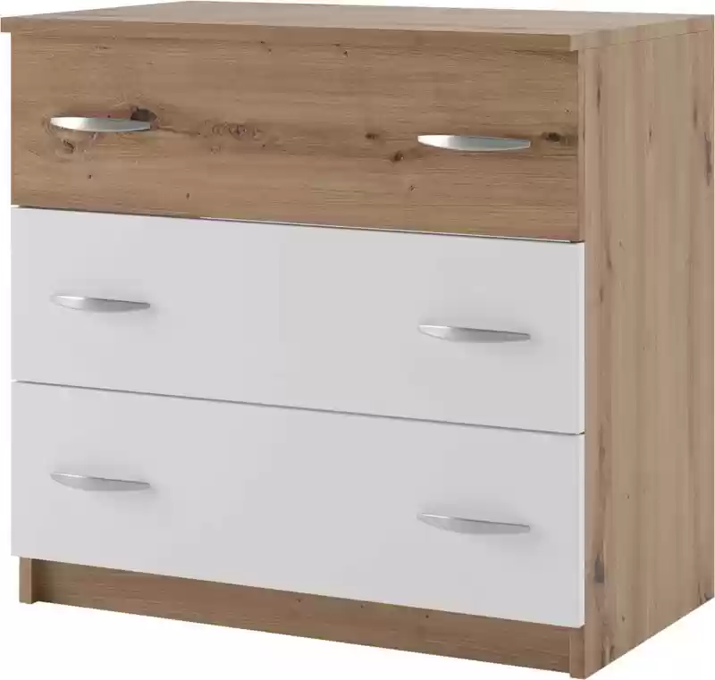 KIM Dresser (Oak Artisan / White)