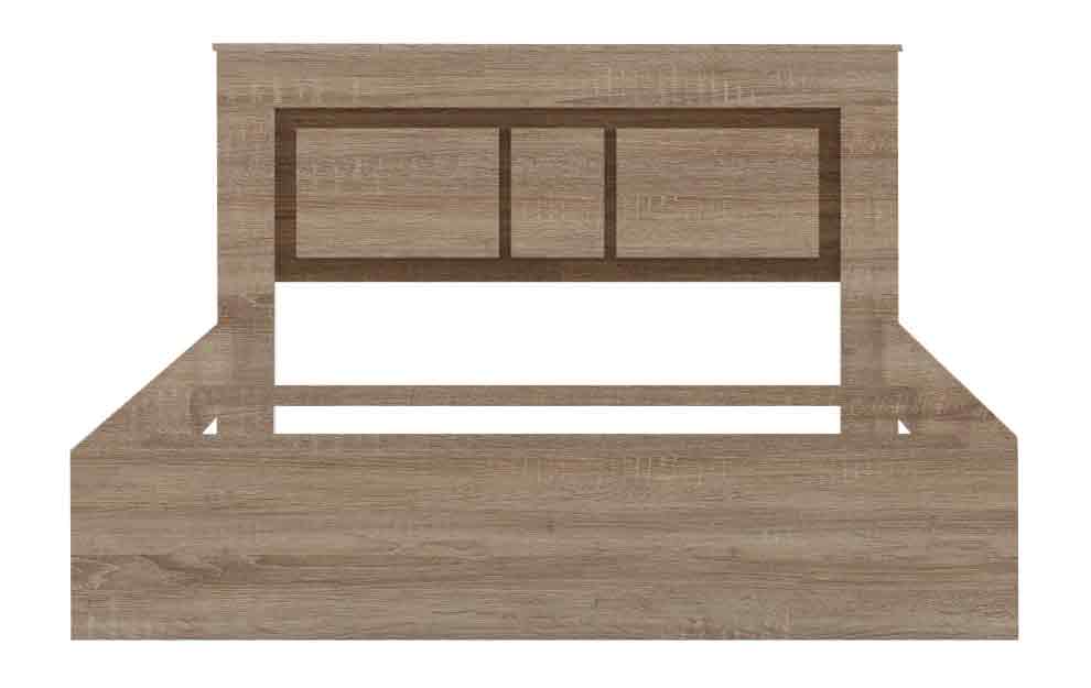 Ліжко (каркас) LOZ160 Сара дуб сонома/дуб сонома трюфель Ліжко (каркас) LOZ160 Сара дуб сонома/дуб сонома трюфель