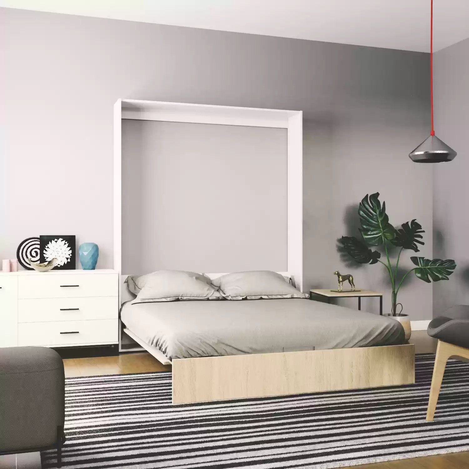 Кровать-трансформер Mitra 1,6 (нимфея альба/дуб сонома) Кровать-трансформер Mitra 1,6 (нимфея альба/дуб сонома)