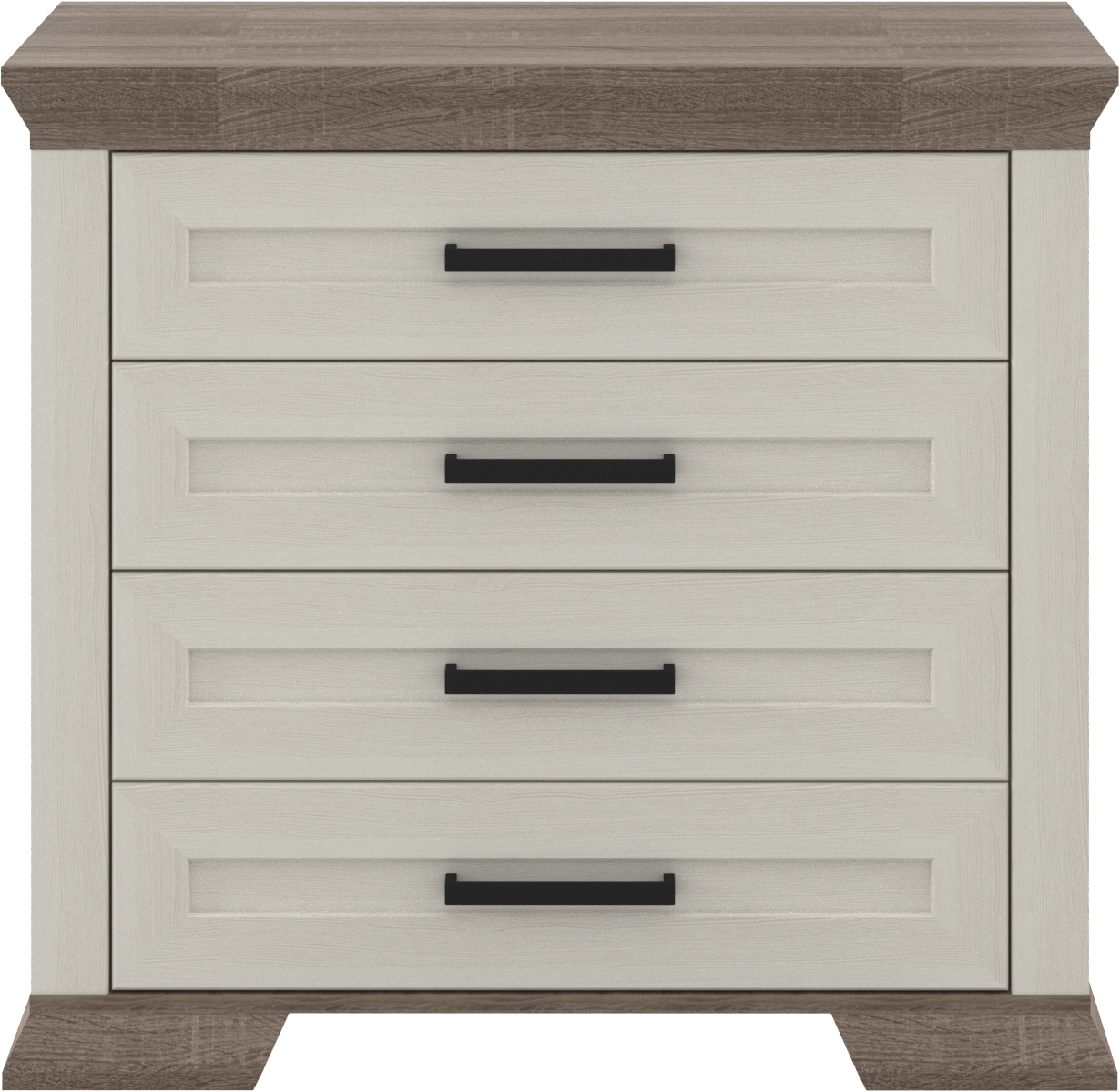Комод Марсель Гербор KOM4S Marsel Gerbor, ясень снежный / дуб сонома трюфель