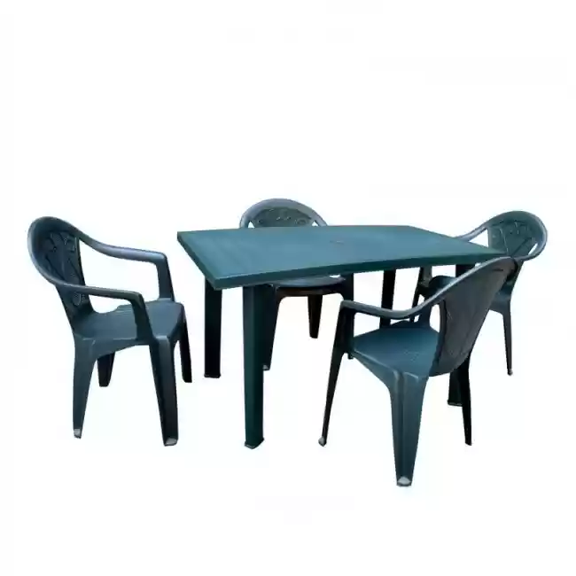 Набор (стол Velo + 4 кресла Altea зеленый
