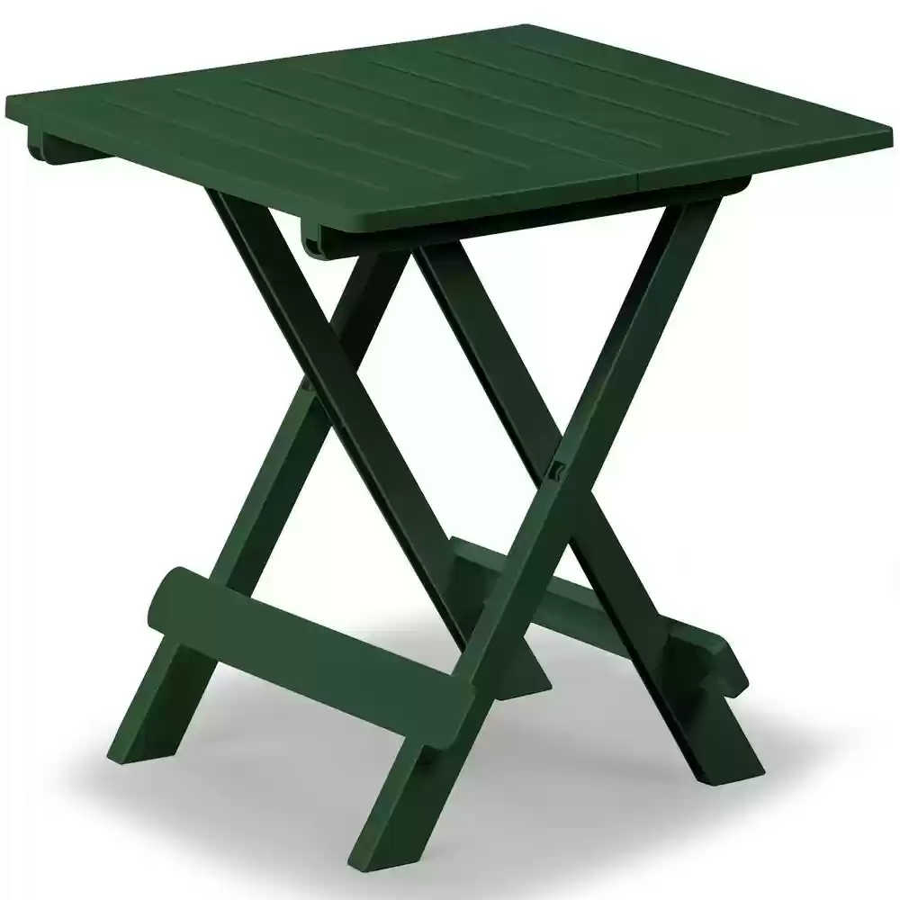 Стол пластиковый складной Tevere PROGARDEN зелёный, 79x72x70 см