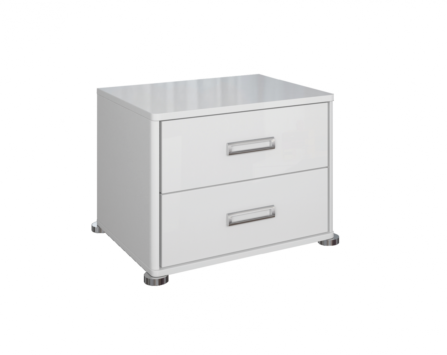 Тумба Белла 2 ящ (білий глянець)