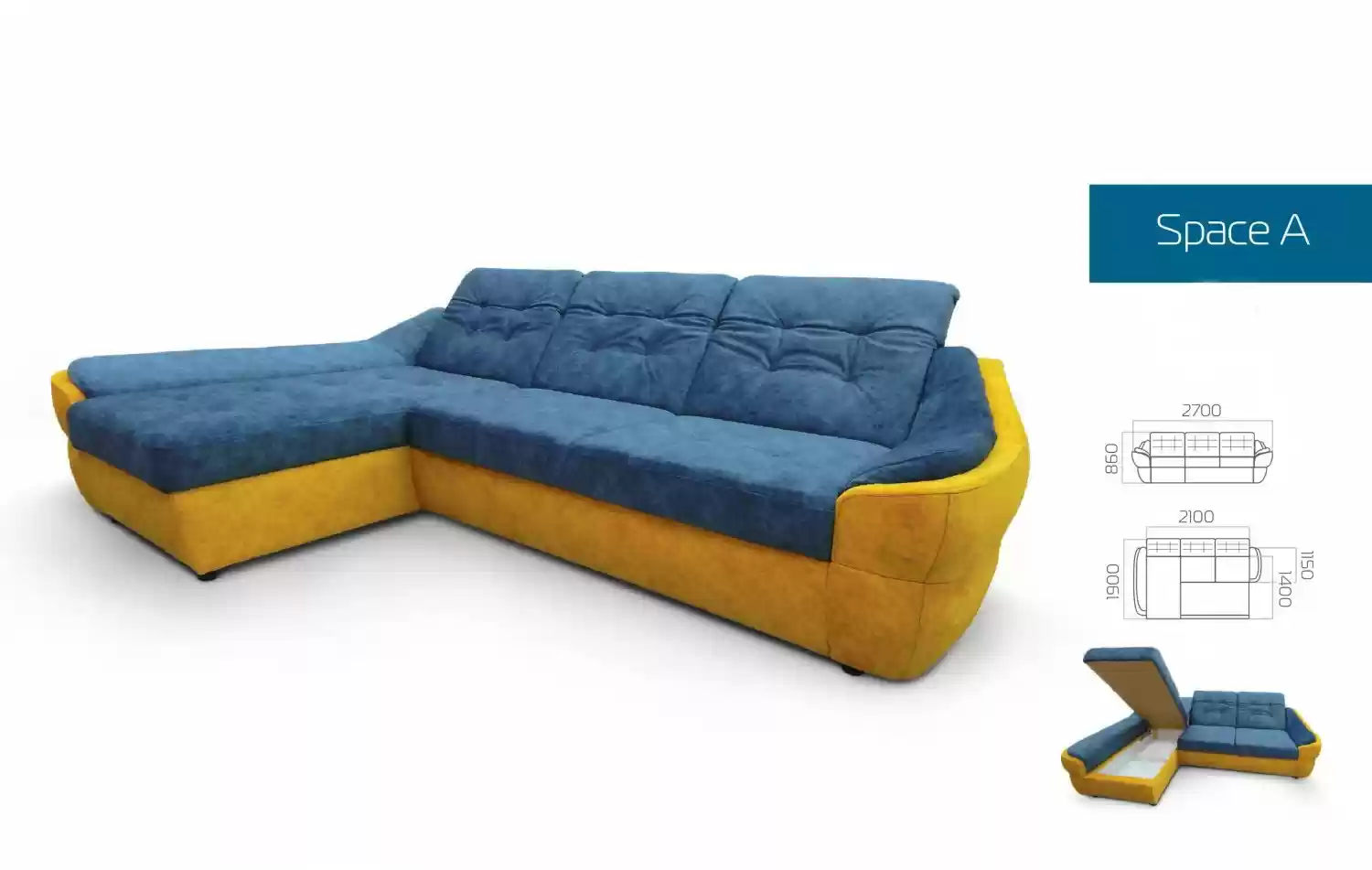 Диван угловой Спейс АМ Диван угловой Спейс АМ