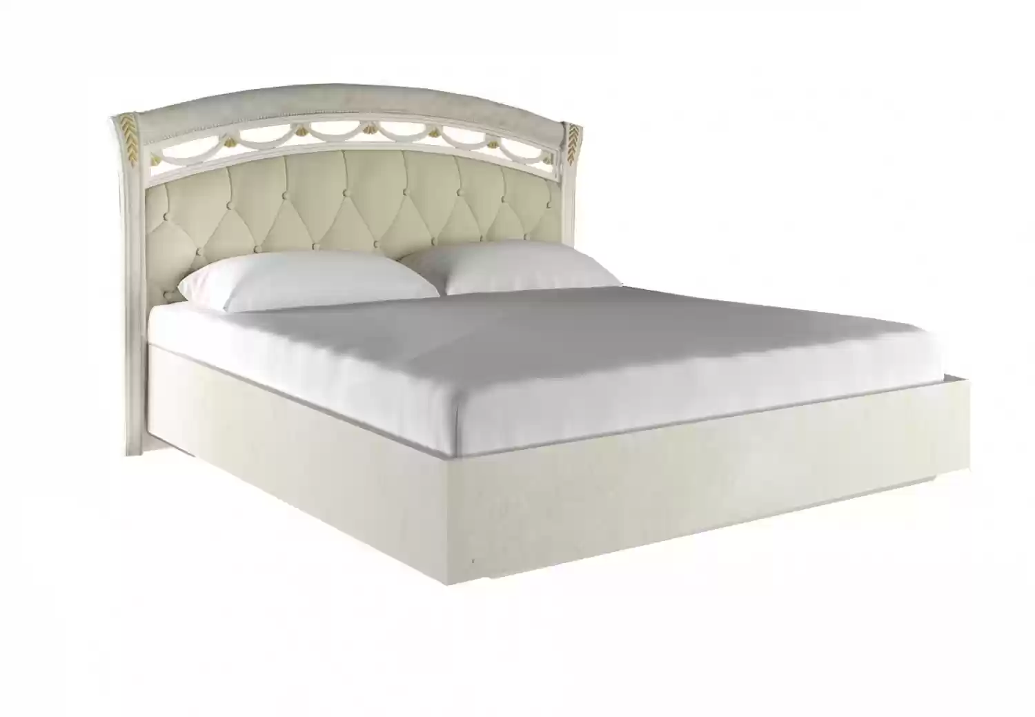 Ліжко Роселла 1,8х2,0 м'яка спинка (нова конструкція, без каркаса) (Радика Беж) Ліжко Роселла 1,8х2,0 м'яка спинка (нова конструкція, без каркаса) (Радика Беж)