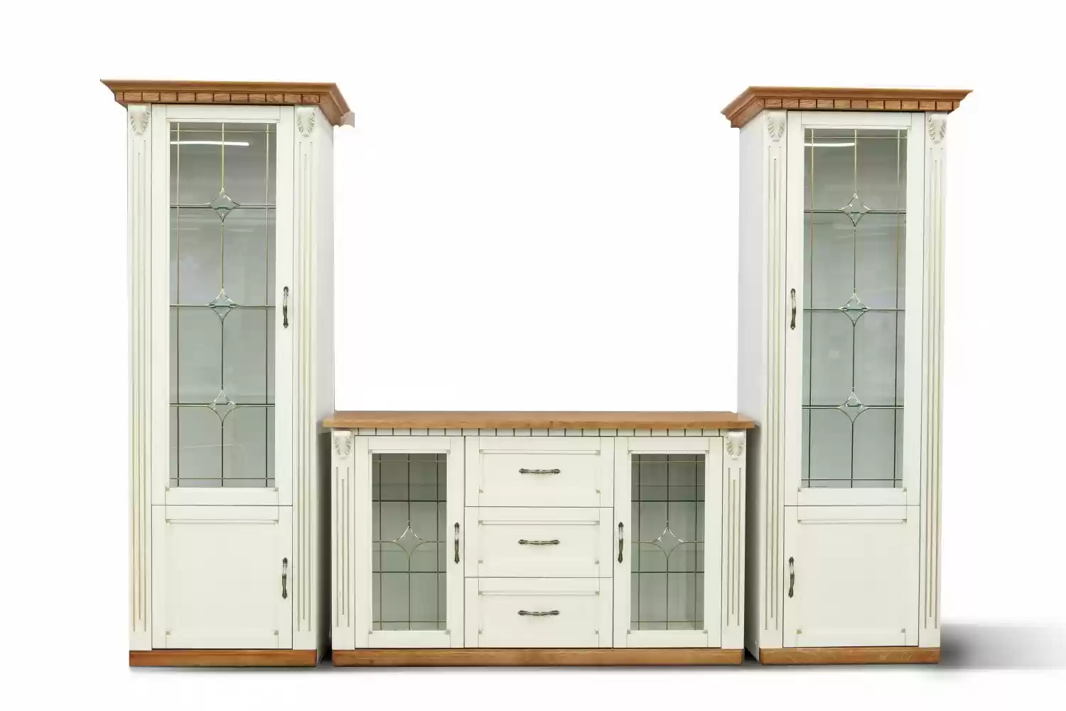 Комплект гостиной Фридом с Комодом (дуб)